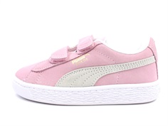 Puma Suede sneaker pink lady puma white